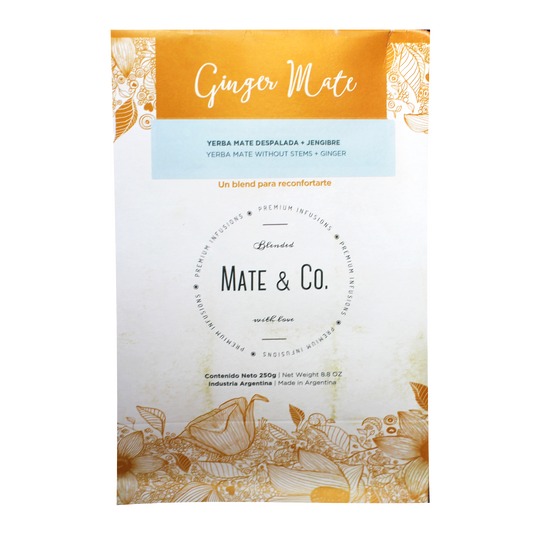 Mate y Co - Ginger Mate blend in 8.8oz bag USDA Certified Organic